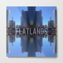 flatlands Metal Print | Digital, 37Hds, Typography, 37Hdsean, Photo, Pop Art 