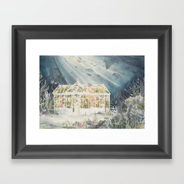 Underwater Greenhouse Framed Art Print