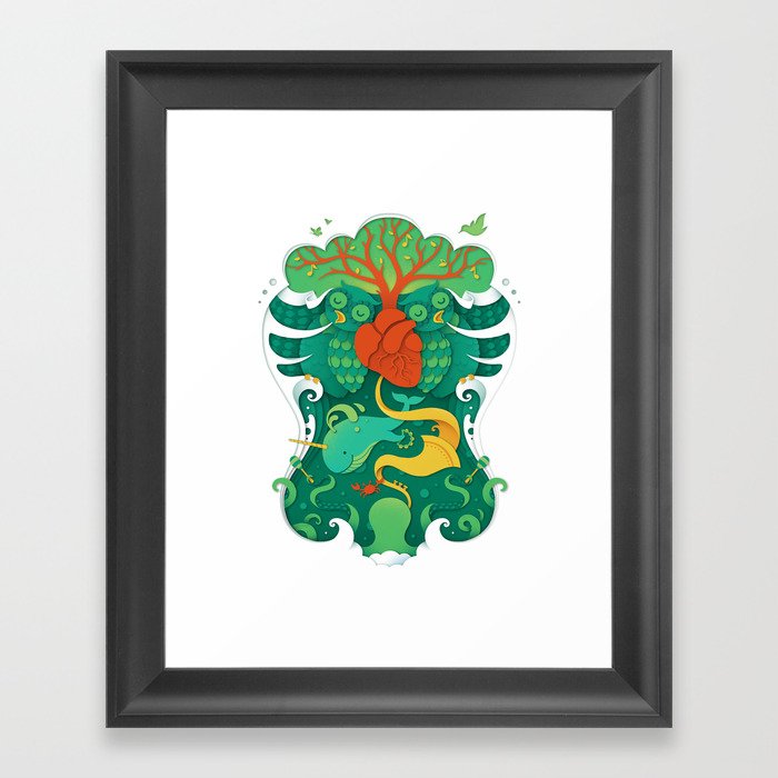 Inner Joy Framed Art Print by Enkel Dika Society6