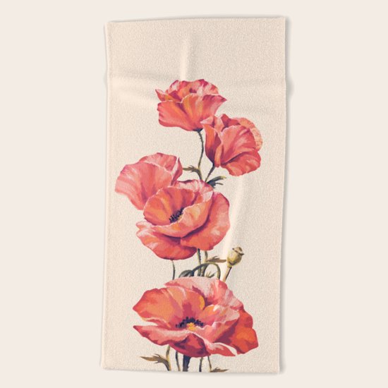 Flowers 10 Beach Towel