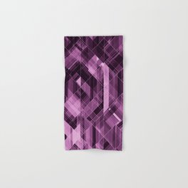 Abstract violet pattern Hand & Bath Towel | Object, Diamond, Graphic, Art, Industrial, Fractal, Weaving, Background, Architecture, Digital 