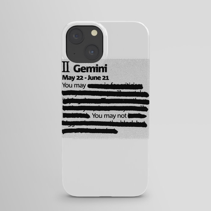 Gemini 1 iPhone Case