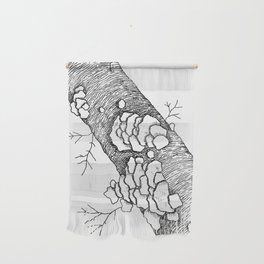 Leaning White Birch Wall Hanging