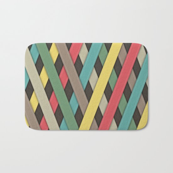 Striped Bath Mat