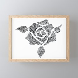 Hidden Rose Framed Mini Art Print