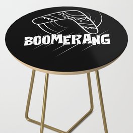 Boomerang Australia Hunting Sport Game Side Table