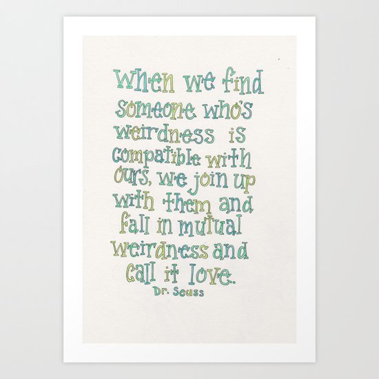 Dr. Seuss Art Print