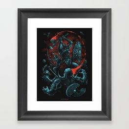 Spartan Rage Framed Art Print