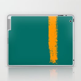 Brushstroke Yellow & Green - Minimalist Design Laptop Skin