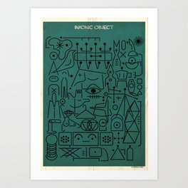 INKONIC object-01 Art Print