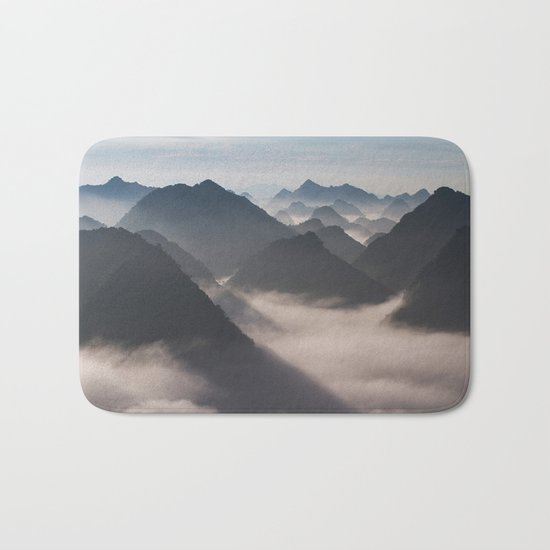 Mountain Valley #society6 Bath Mat