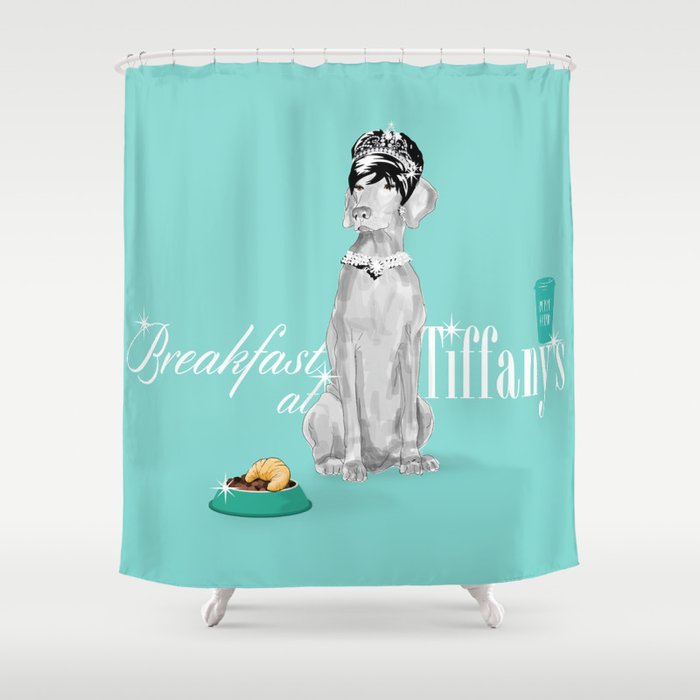 BREAKFAST AT TIFFANY'S WEIM Shower Curtain