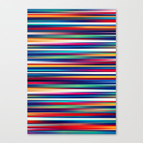 Blurry Lines Canvas Print