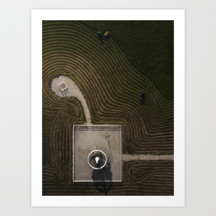 Interstellar Farming Art Print
