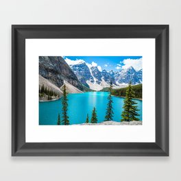 Moraine Lake Landscape Framed Art Print
