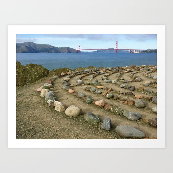 Lands end San Francisco Art Print