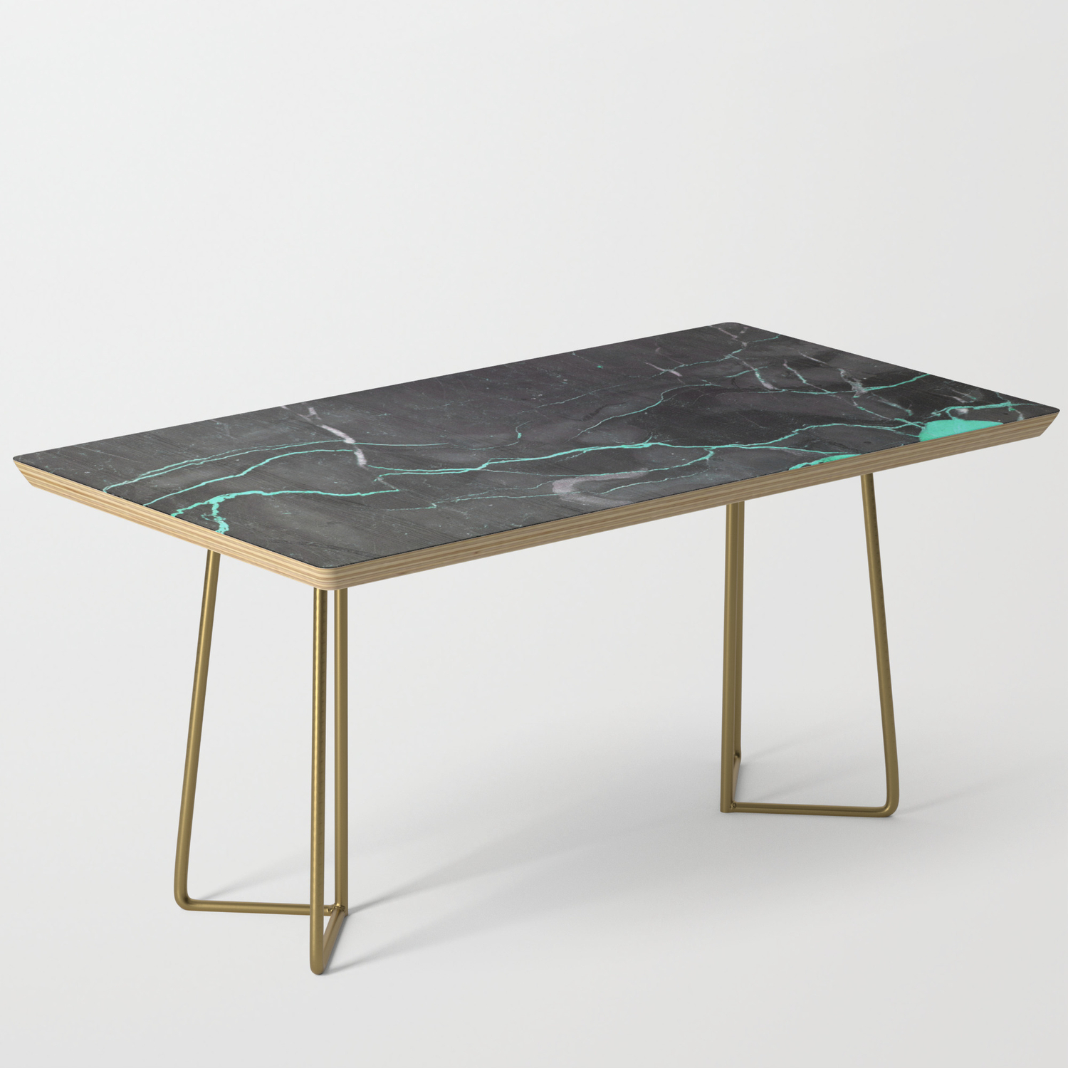 Grey And Blue Marble Coffee Table By Cafelab Society6 Grey And Blue Marble Coffee Table By