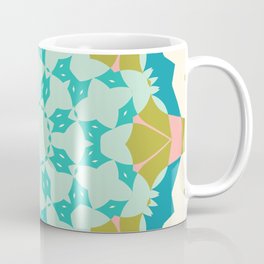 Abstract Flower Pattern Artwork 02 Color 04 Coffee Mug