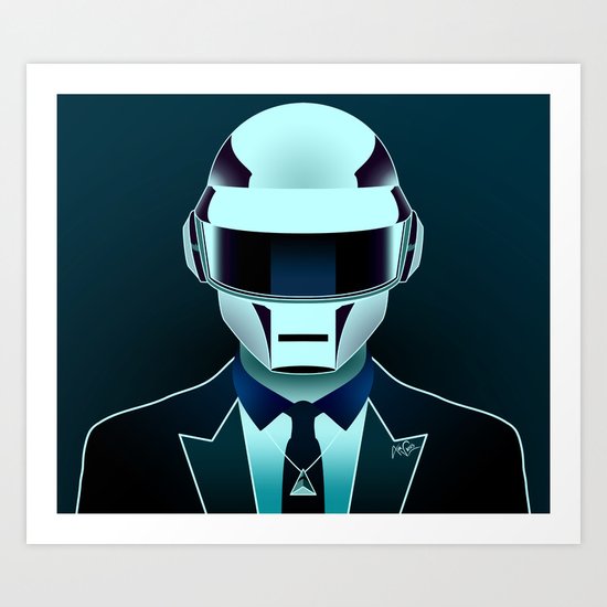 Daft Punk Art Print