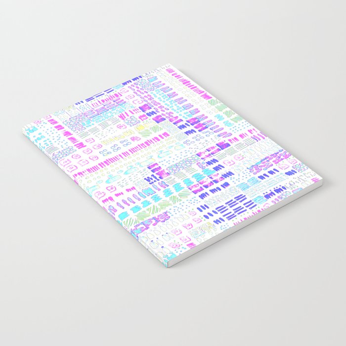 vaporwave simplicity ink marks hand-drawn collection Notebook