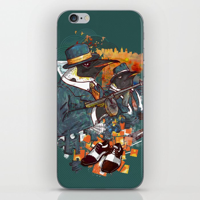Mobster Puzzle iPhone Skin
