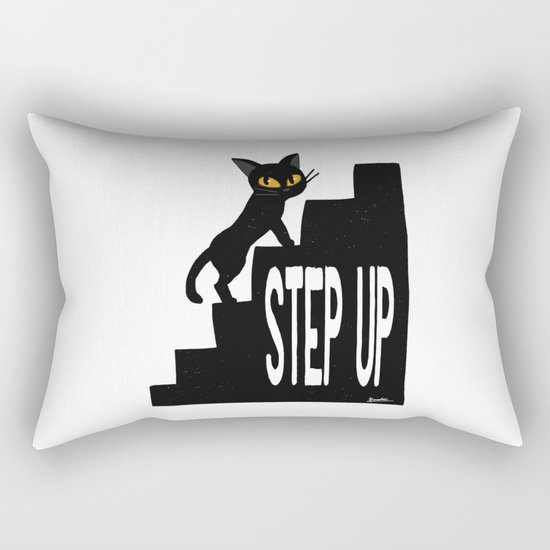 STEP UP Rectangular Pillow
