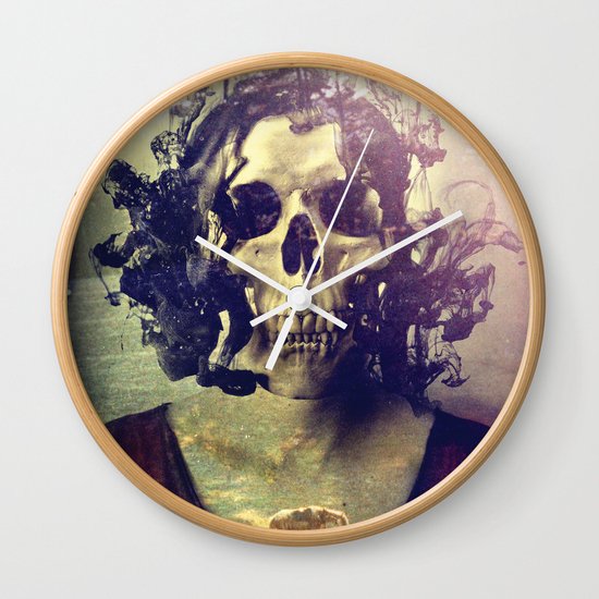 Miss Skull Wall Clock
