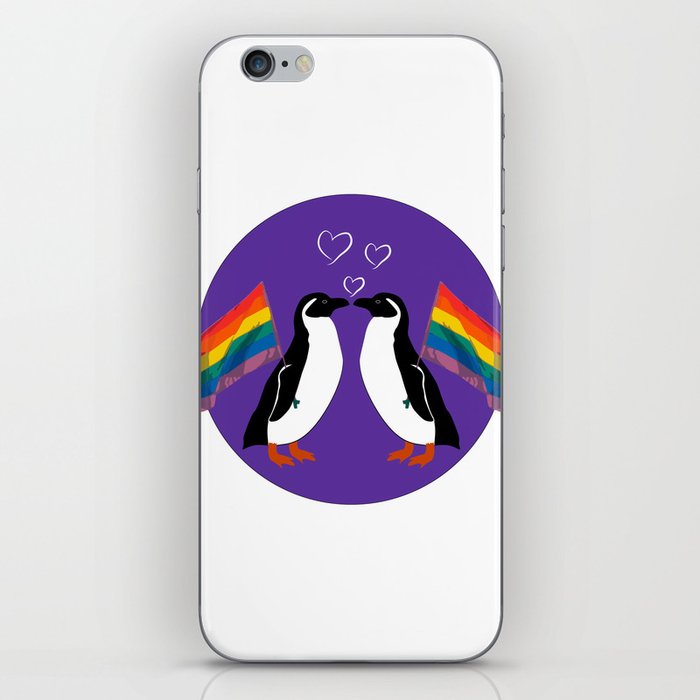 Love is love - Proud penguins Against Homophobia iPhone Skin