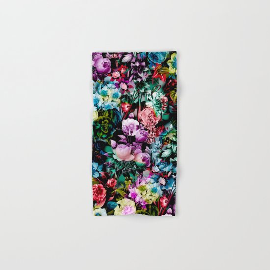 Multicolor Floral Pattern Hand & Bath Towel