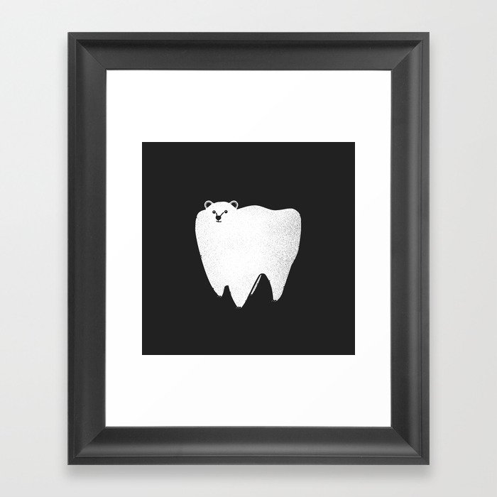 Molar Bear Framed Art Print