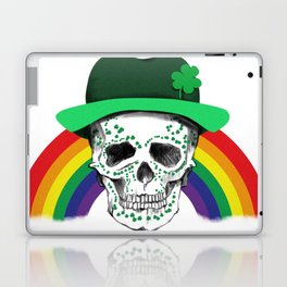St Patricks Day Skull Laptop & iPad Skin
