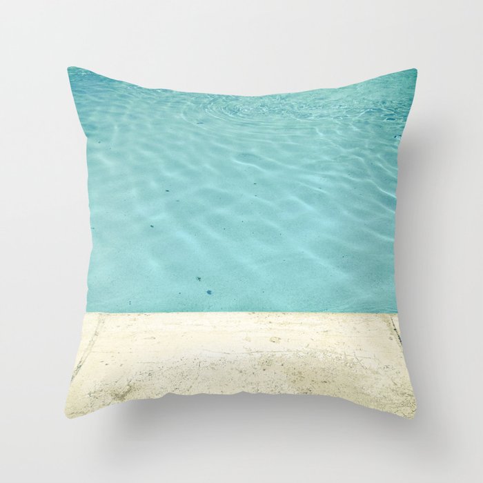 Pool Throw Pillow by Cassia Beck Society6