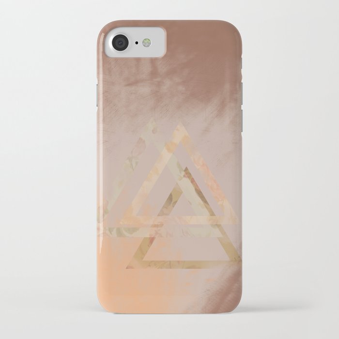 Floral Triangles iPhone Case