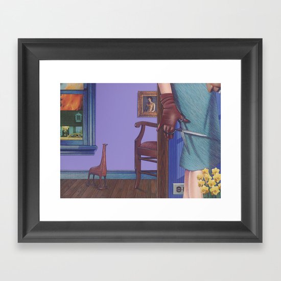 another sad story Framed Art Print