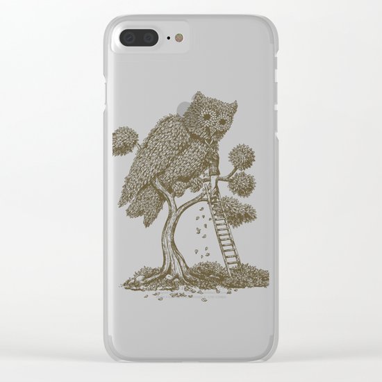 The Night Gardener (Colour Option) Clear iPhone Case