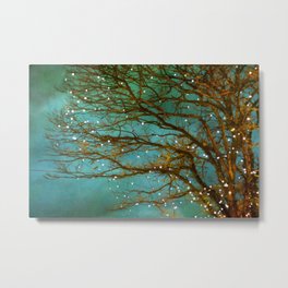 Magical Metal Print | Photo, Branches, Trees, Forest, Woodland, Green, Christmas, Tree, Elven, Zen 