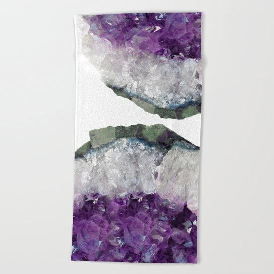 Double Amethyst Beach Towel