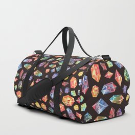 Pattern - watercolor gems Duffle Bag