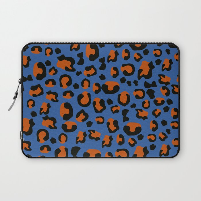 Blue Jungle - Leopard Pattern Laptop Sleeve