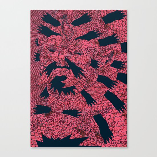 Underwater King of Onion Rings Canvas Print
