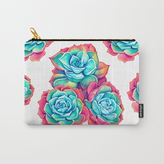 Echiveria Carry-All Pouch