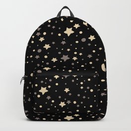 Cute hand-drawn and pastel coloured stars and dots Backpack