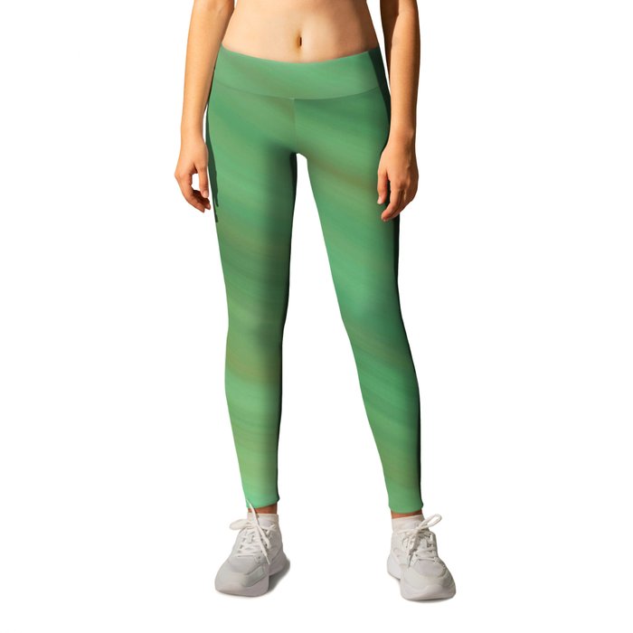 Mint Chocolate Abstract Leggings