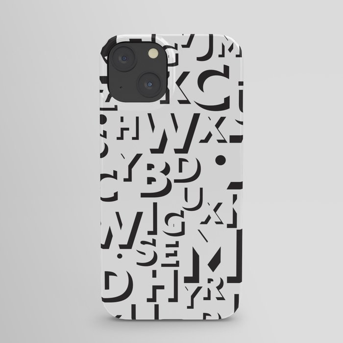 Letters iPhone Case