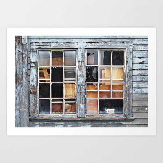 Wood in the Windows Art Print