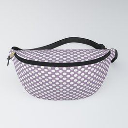 Orchid Mist and White Polka Dots Fanny Pack