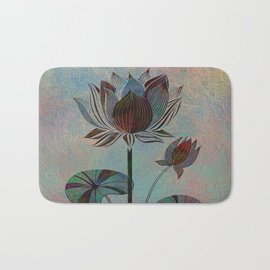 Water Lily Bath Mat