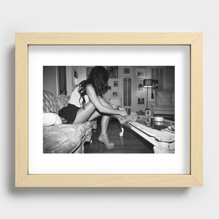 im goin out Recessed Framed Print