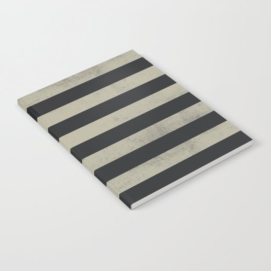 Gray stripes Notebook