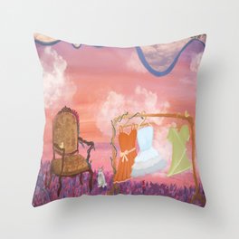 Enchanted Meadow Throw Pillow